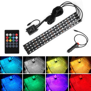 Set 4 thanh Đèn led chiếu gầm ô tô nhiều chế độ sáng