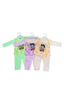 NEWBORN BABY GIRL SHIRT & PANT SET/BAJU BABY NEWBORN/BAJU BAYI CARTOON SET/BABY GIFT SET COTTON GOOD QUALITY READY STOCK