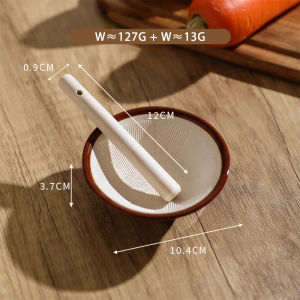 ชามและสากสำหรับบดและบดชุดเครื่องบดเซรามิกญี่ปุ่นวิสัยทัศน์สำหรับการบดและบดในห้องครัวห้องปฏิบัติการบดผงสารเคมี/สมุนไพร/เครื่องเทศ/เครื่องล้างจานปลอดภัยยา