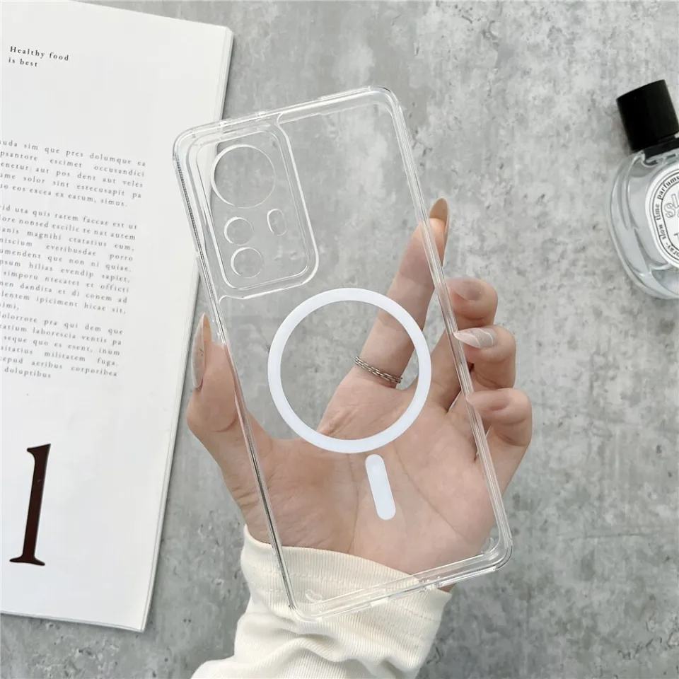 For Xiaomi Mi 11 Ultra 12 11 Pro Luxury Magnetic attraction Clear