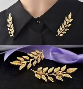 CÀI CỔ ÁO NAM NỮ HÌNH CHIẾC LÁ PHONG CÁCH ÂU MỸ CALEAF03