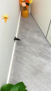 Dụng Cụ Chặn Cửa Dán Sàn Không Cần Khoan Lỗ Chất Liệu Silicone Chống Va Đập An Toàn Chắc Chắn.