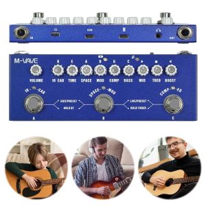 M-vave Cube BABY Rechargeable Multi Effects Pedal Delay Chorus Reverb Effect for Electric Guitar/Bass/Acoustic Guitar