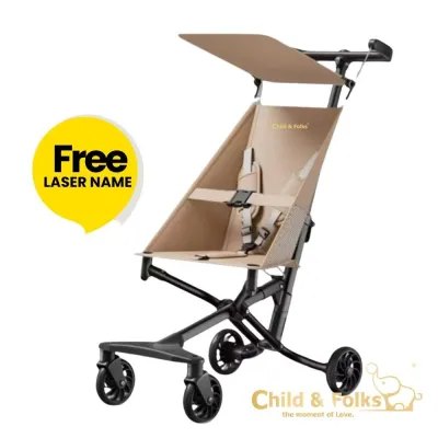 【Pocket】Child & Folks Stroller Baby 2.9kg Max 60kg Foldable boarding Travel Stroller Adjust Height baby stroller