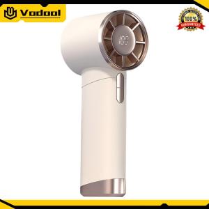 Portable Handheld Turbo Fan Personal Hand Fan 100 Gear Wind Small Pocket Fan USB Rechargeable for Outdoor Activities Working