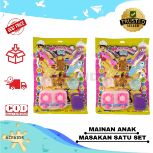 Mainan Anak Perempuan Masak Masakan Satu Set Kichen Star Edukasi