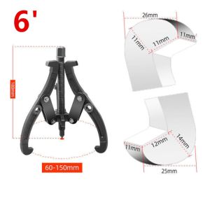 (มีในสต็อก) 3ขา สามขา ดูดลูกปืน ดูดมูเล่ เหล็กดูดสามขา ขายาว 6นิ้ว เหล็กวาเนเดียม ทนความร้อน ตลับลูกปืนถอกได้ ทนทานต่อการใช้งาน 3 Jaw Inner Bearing Puller