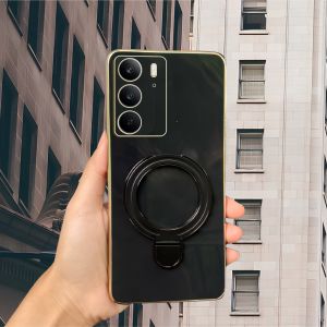 CaseRing Realme C75 Standing Ring Holder Wireless Charger Plating Mewah