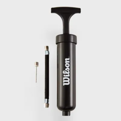 Wilson Ball Air Pump Hand Held For Basketball Soccer Rugby Football Volleyball Portable With Needle
