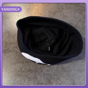 【YANXING4】 หมวกถักอเนกประสงค์สำหรับ Y2K หมวกผ้าแจ็คการ์ดหมวกแฟชั่นให้ความอบอุ่นสำหรับผู้ชายและผู้หญิง