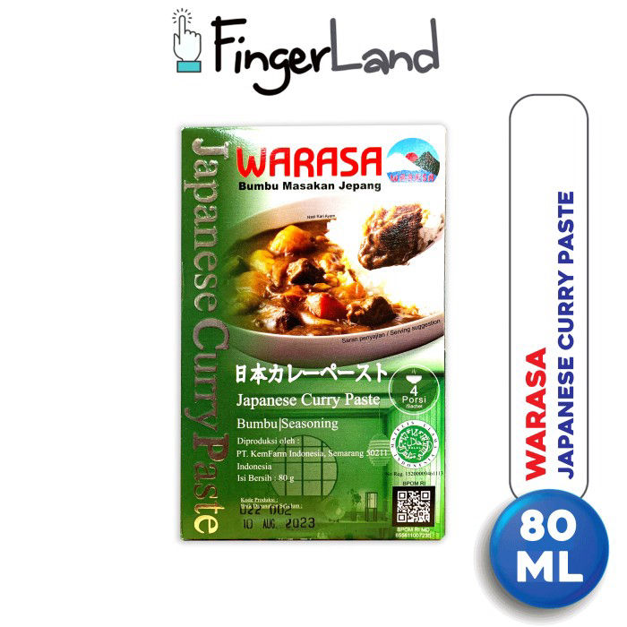 WARASA Japanese Curry Paste 80 gram Bumbu Kari Jepang Instan Lazada