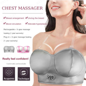 Chest Massager Rechargeable Breast Beauty Instrument Intelligent Chest Massage Breast Lift Massager