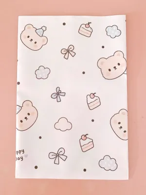 (10/50) SET TÚI GIẤY 14X20CM NHIỀU MẪU giấy dày dặn gói quà tặng họa tiết dễ thương (B01-B06) by Hebebu