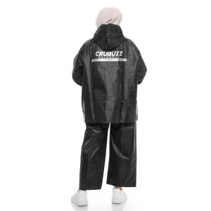 AKULA Jas Hujan Raincoat Pria Wanita Bahan PVC Karet Tebal dan Kuat