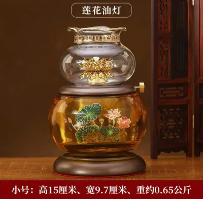 Đèn thắp dầu pha lê 050 - đèn dầu