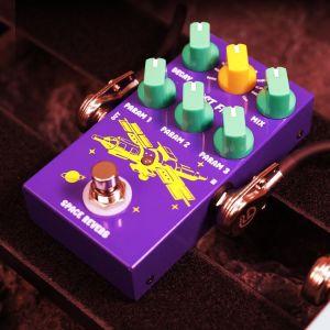 Space Digital Modeling Reverb Single Block Guitar Effector with High Quality Nine Reverb Sounds