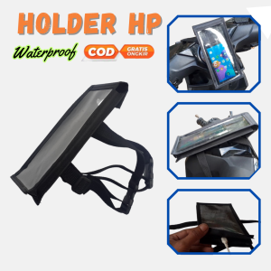 PROMO TAS HOLDER HP STAND DUDUKAN HANPHONE MOTOR BAHAN WATERPROOF MURAH MODEL BARU