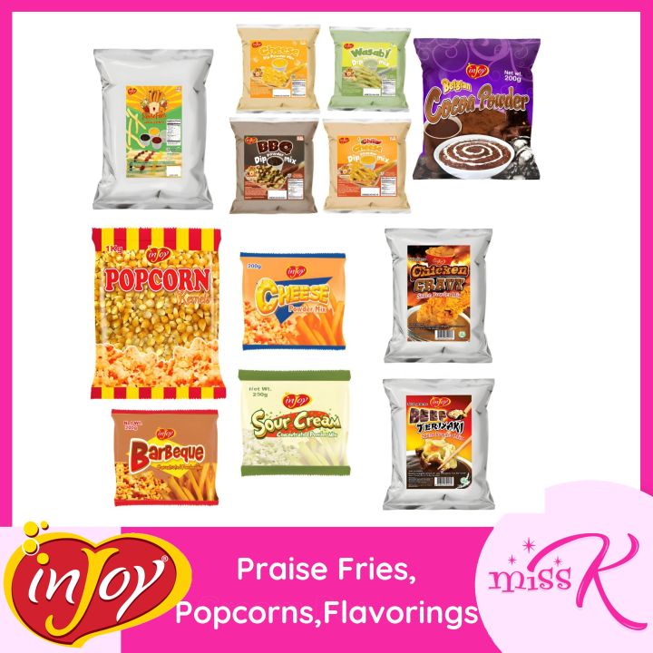 Injoy Popcorn , Powdered Flavoring and Fries Dip Lazada PH