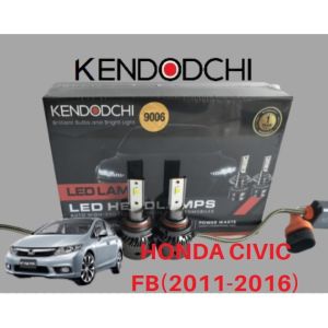 🔥READY STOCK🔥KENDODCHI 2Pcs 9006 LED Car Headlight FOR HONDA CIVIC FB(2011-2016)  product by Malaysia