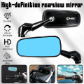 H2C-Style Motorcycle Rearview Mirrors – Aggressive Sportbike Winglet Mirrors, Universal Fit for Most Street Bikes. 
