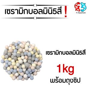 วัสดุกรองตู้ปลา เซมิกบอล mini 5สี  500g/1kg พร้อมถุงตาข่าย(ตัวใหม่ล่าสุด) 5.0 1 คะแนน 1 ขายแล้ว