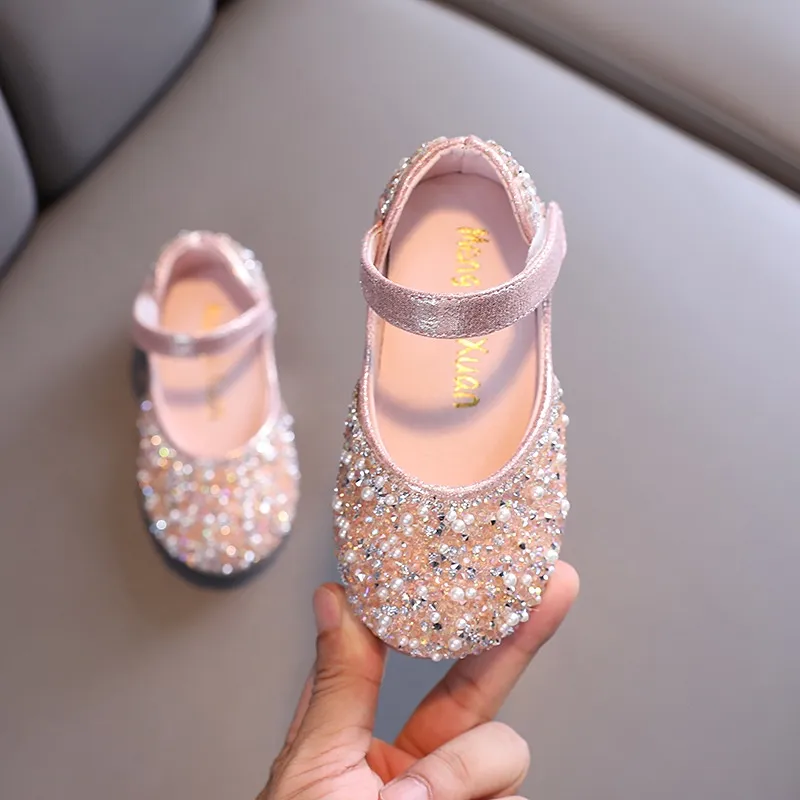 Gold sequin 2024 baby shoes