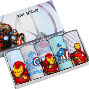 Set Celana Dalam Anak Laki-laki CJ Korea Isi 5 Pcs Per Box 100% Katun Original