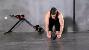 Wellshow Sport Ab Fitness Exercise Wheel Roller abdominal Roller Pro Ab Carver Training Sport Fitness Workout Rueda