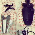 Combo 4 món dè biển số, Chắn bùn sau Exciter 150 chính hãng Yamaha. 