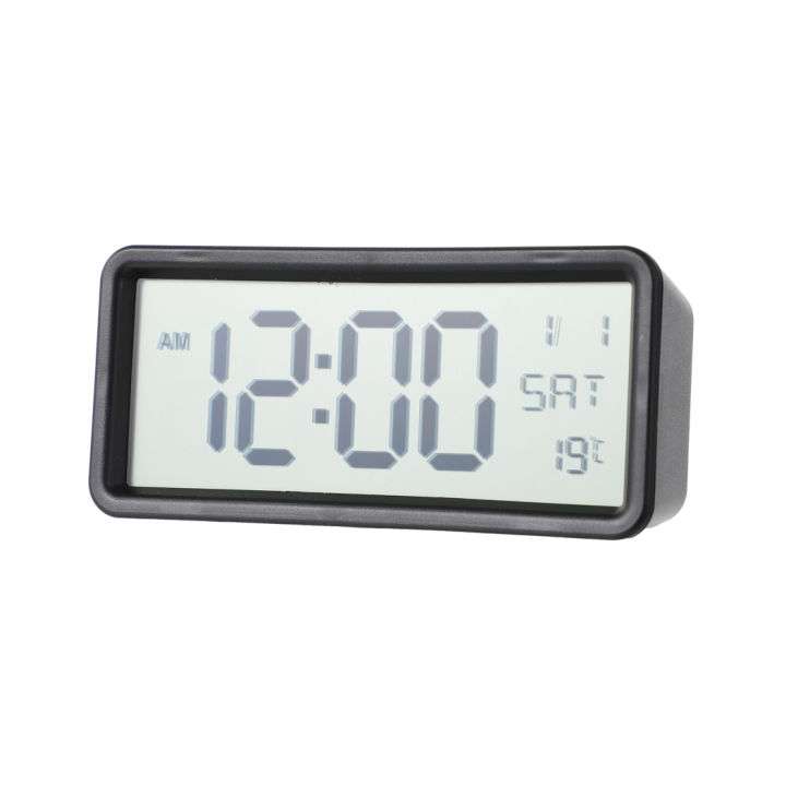 MINISO Large Screen Electronic Alarm Clock Black Lazada PH