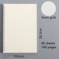 A4 A5 A6 B5 Thickened Student Notebook High Quality Spring Notebook Notepad Line/Grid/Blank 笔记本. 
