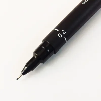 12pcs Unipin Technical Pen (0.05MM - 0.8MM) Engineering Drawing Pen Liner Pen Engineering Office Pen