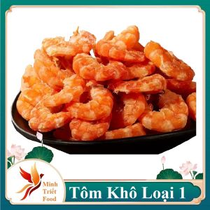 TÔM KHÔ SIZE ĐẠI LOẠI 1 BỊCH ĐẶC SẢN MINH TRIẾT TÔM KHÔ SIZE ĐẠI LOẠI 1