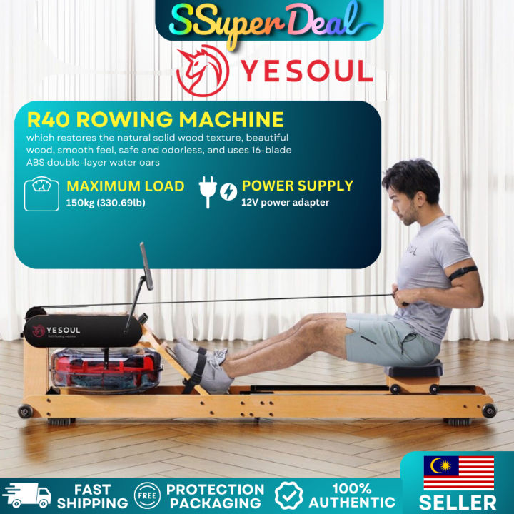 LIMITED FREE GIT Xiaomi Yesoul R40S Foldable Water Rowing Machine R40s Lazada