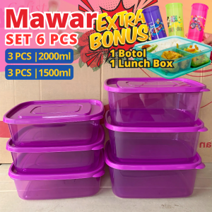 Toples Kulkas Frezeer Food Prep Set Bening Transparan Calista Rumoi 12 Pcs/Set Food Kontainer/ Food Preparation/Food Organizer/Calista Jakarta