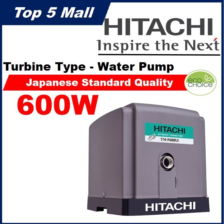 Hitachi Water Pump (600W) TMP600XS Turbine Type Lazada