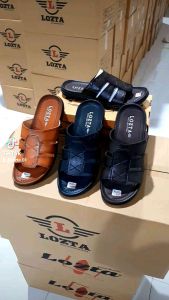 Sandal Kulit Pria Lozta LK - 03 Series Sendal Slop Selop Slip On Terbaru