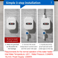 3500W 220V water heater, instant electric water heater for bathroom and shower, instant tankless electric water heater temperature display with. 