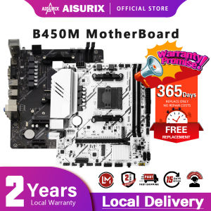 AISURIX B450M ATX Motherboard DDR4 Support AM4 Socket