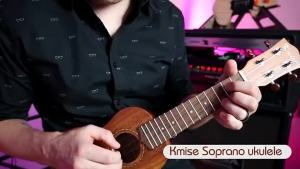 Ukelele Soprano 4 Strings Spruce Basswood Guitar Ukulele 21inch-With Free Gifts Bag