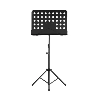 Adjustable Height Sheet Music Stands Portable Sturdy Book Holder Black Foldable Clip Instrument