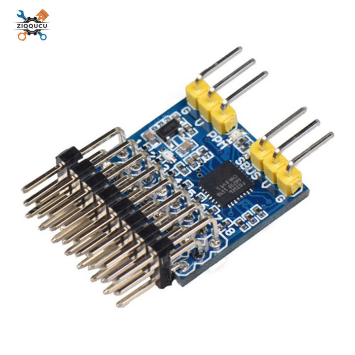 Decodificador Sbus A PWM PPM, Convertidor De Señal Pwm Portátil De 16 Canales Abs De Configuracion Simple Para Computerador