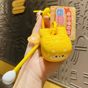 Móc Khóa Gõ Mõ Tịnh Tâm Hình MèoGấu Trúc..Dễ Thương Giúp Tăng Sự May MắnGiảm Căng Thẳng Và Xả Stress(Tặng Kèm Dây Đeo)