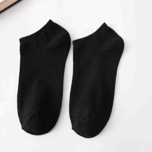 1/5/10 Pair Solid color sport boat socks Ankle recreational breathable Ankle Socks for men and women