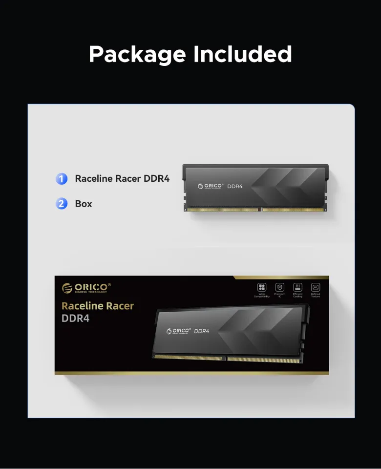 ⭐︎ORICO DDR4 8GB 2枚 16GB 3200MHz メモリ⭐︎ メモリ32GB（16GBⅹ2