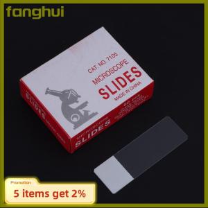 fanghui 50Pcs DIY Accessories Microscope Slides Blank Biology Slide For Basic Biological Science 25.4x76.2MM
