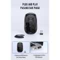 S11 ORI MOUSE ROBOT WIRELESS WIRELES OPTICAL USB RECEIVER PC LAPTOP WIRELES NIRKABEL ON OFF. 