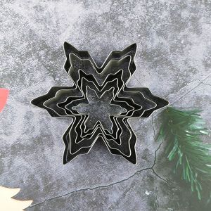 VINEY Pastry Kitchen Santa Claus DIY Gingerbread Man Snowflake Christmas Decor Cookie Cutters Set Baking Tools Biscuit Mold