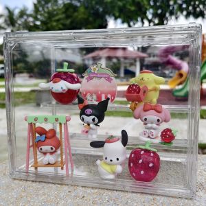 Transparent Acrylic Display Box with magnetic door and without closure door