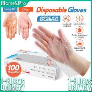 🚚SG Fast Delivery📦Food Grade Kitchen Baking Cooking Use Gloves 100pcs/box Disposable TPE Gloves LATEX FREE | SGS FDA Certified